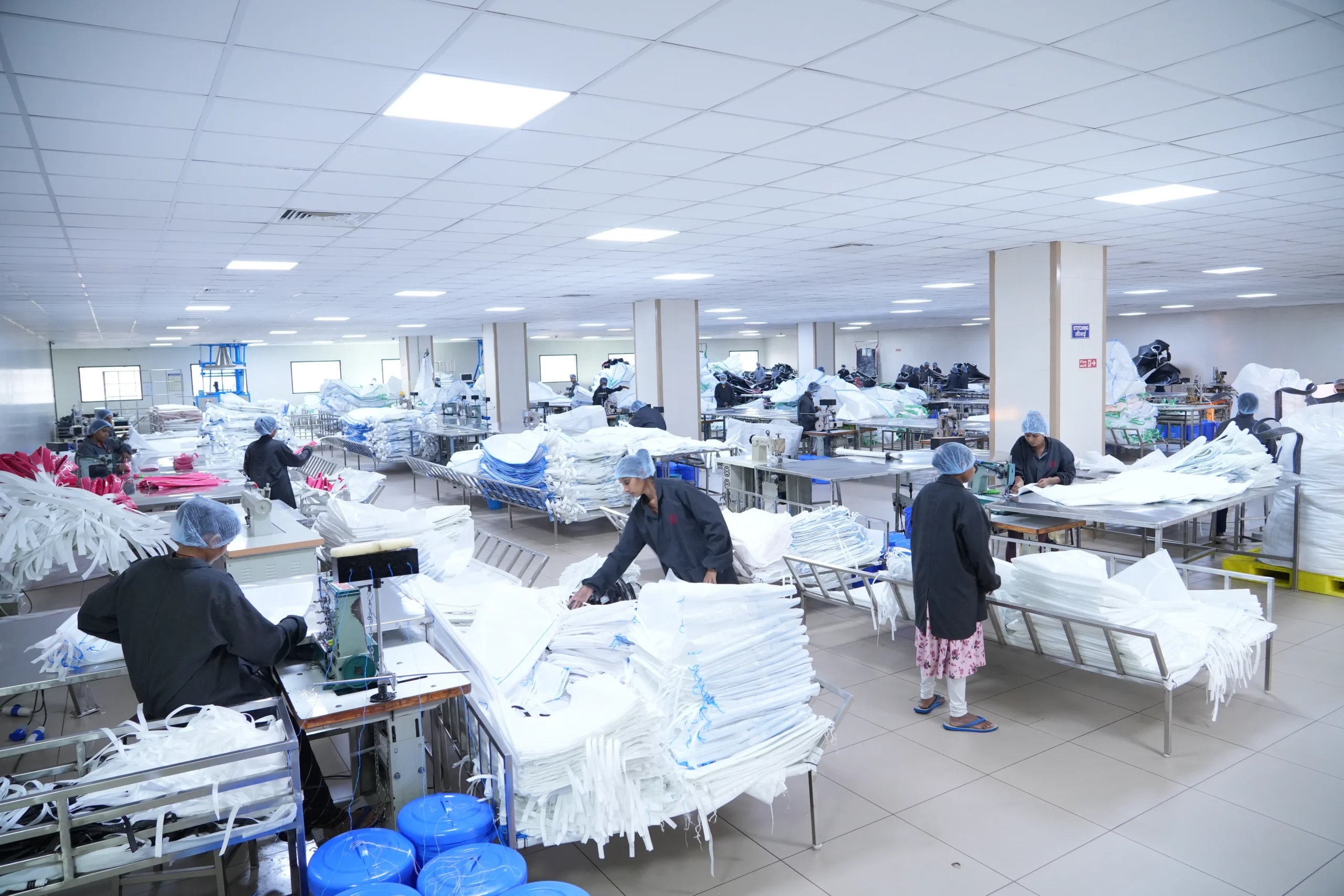 Stitching department