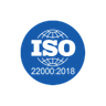 ISO 22000:2018 certification logo